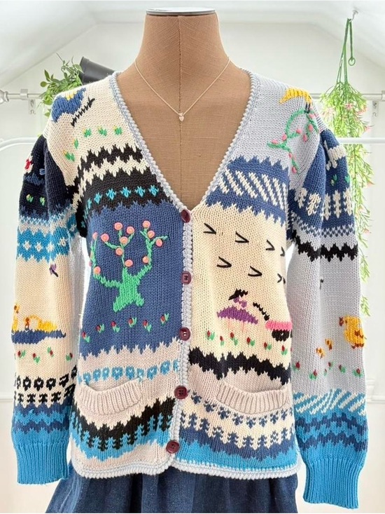 Handmade Sweaters - Handmade Knit Cardigan